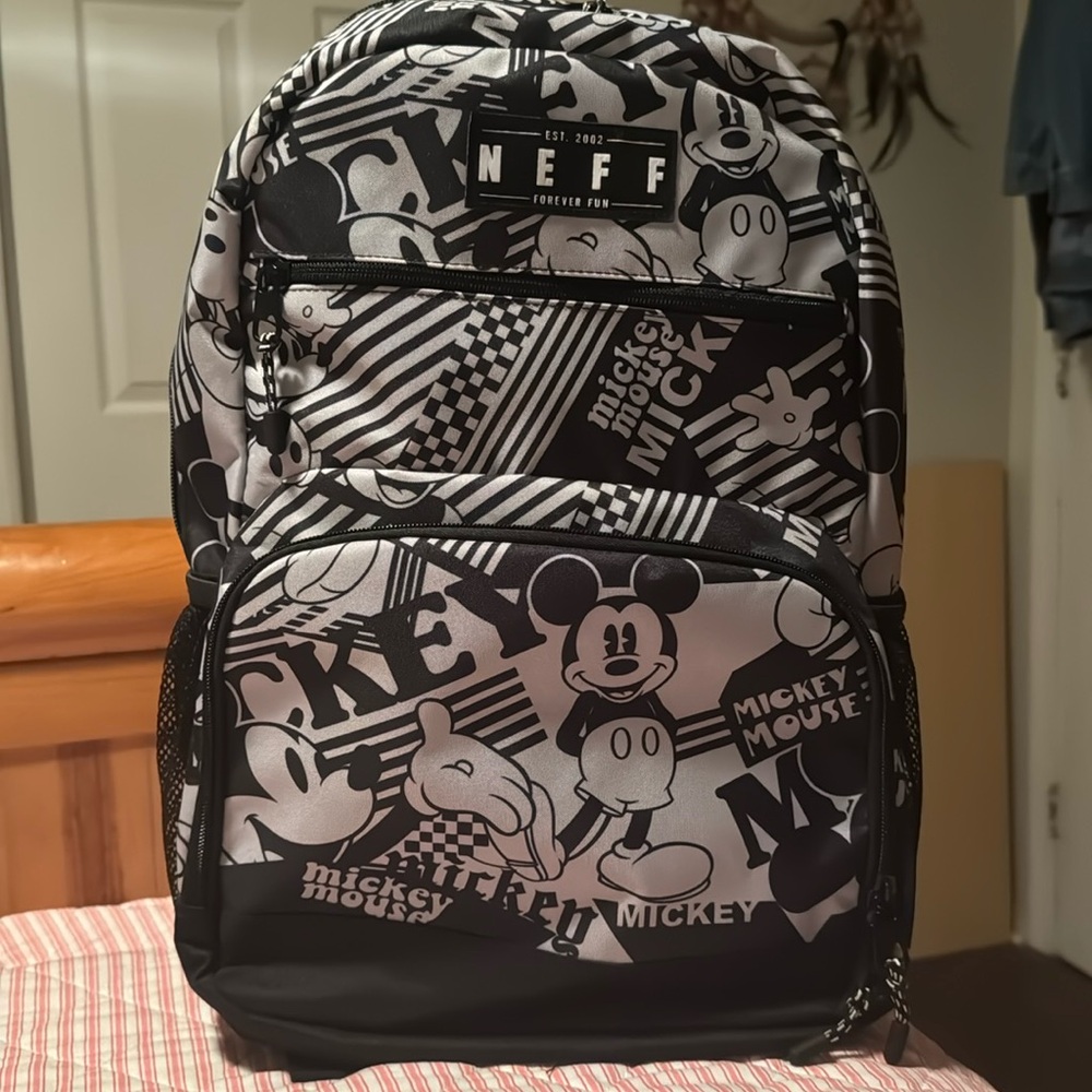 Neff Disney Mickey full size backpack 
Brand new !!